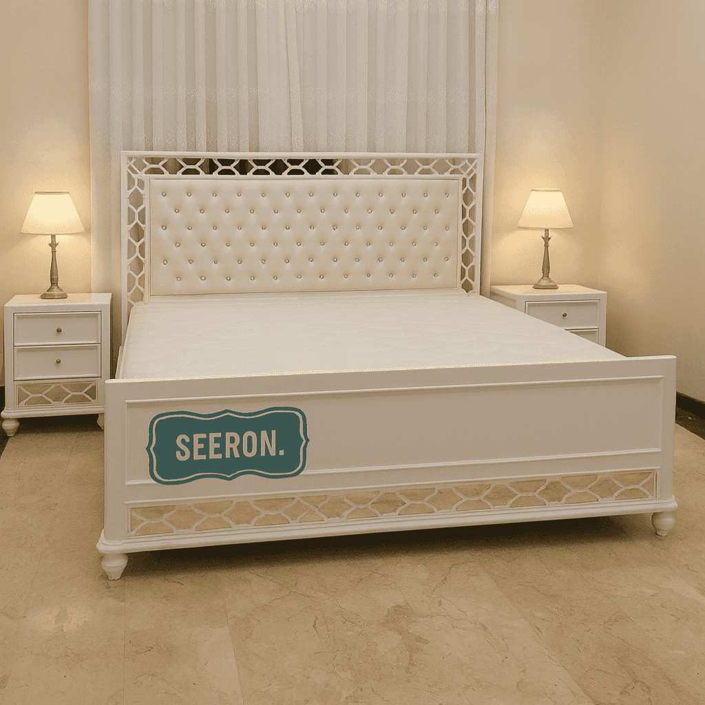 Royal White Panel Divan Bed – Couture Custom Elegance