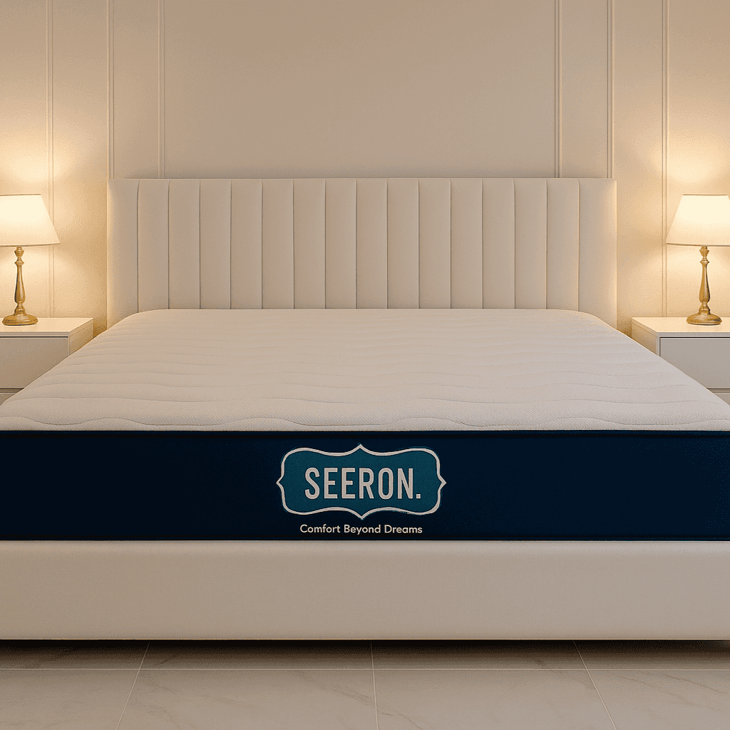 Ivory Vertical-Channel Divan Bed – Bespoke Modern Grandeur