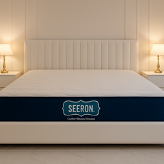 Ivory Vertical-Channel Divan Bed – Bespoke Modern Grandeur