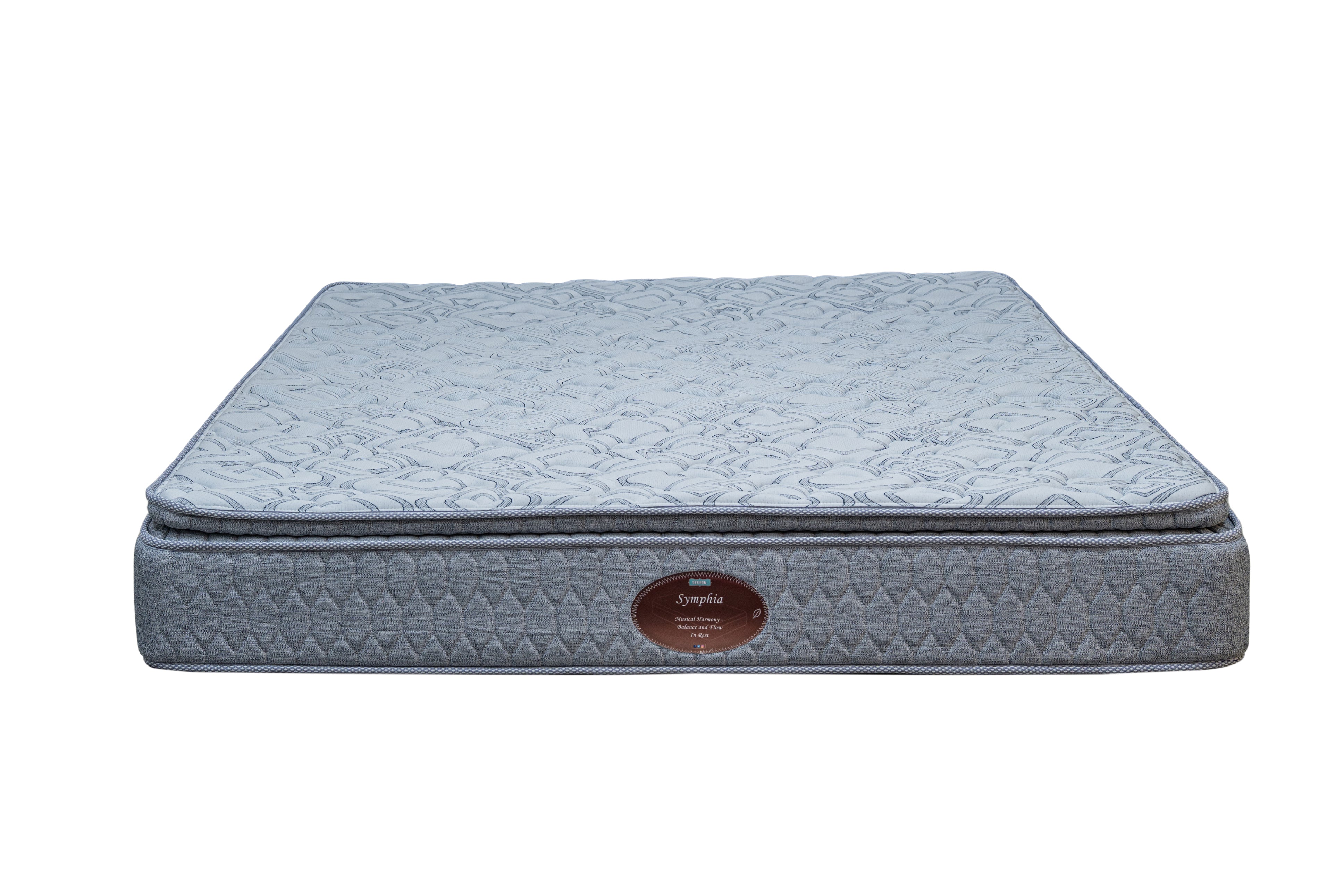 Seeron Symphia Pocket Spring Mattress – Plush Pillow Top Comfort with Reinforced Springs