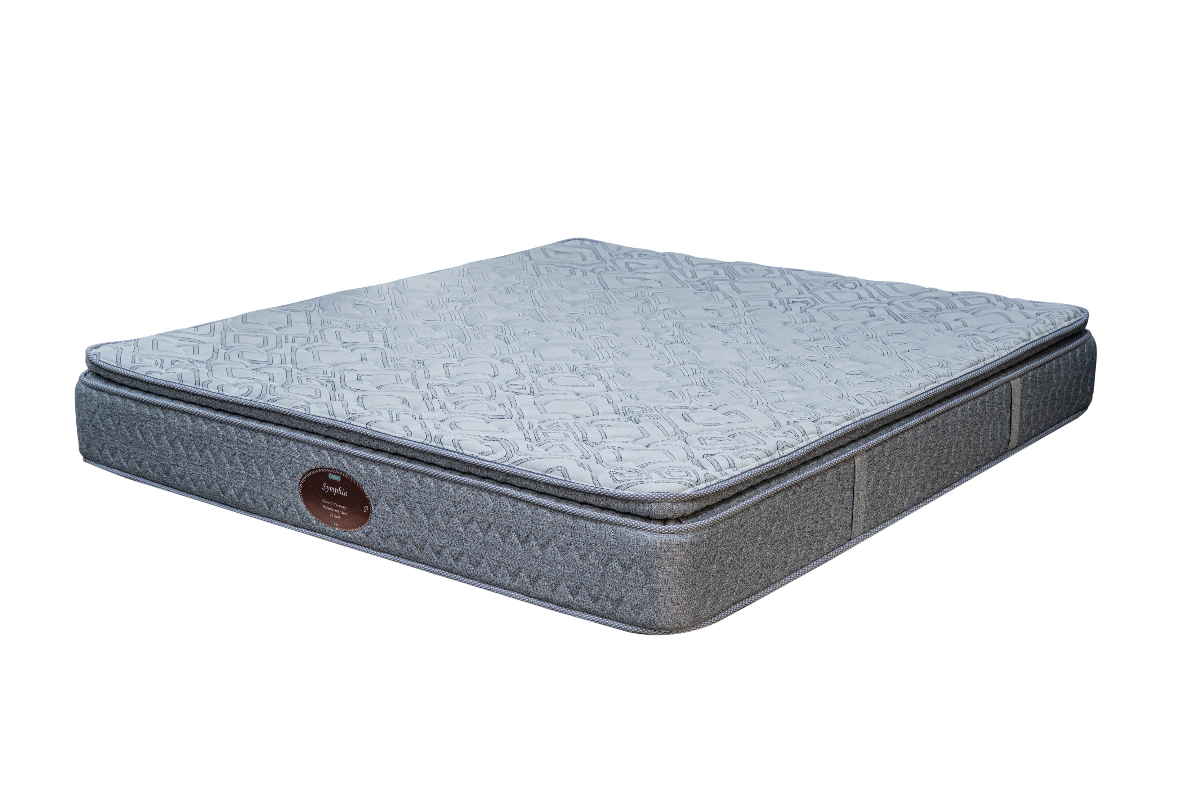 Seeron Symphia Pocket Spring Mattress – Plush Pillow Top Comfort with Reinforced Springs