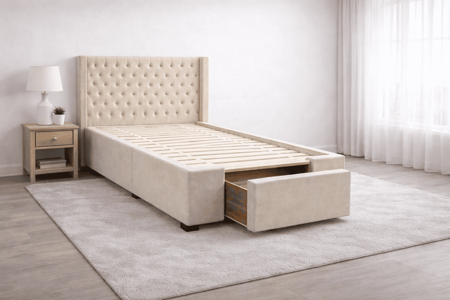 Arcade Divan Base with Drawer Storage