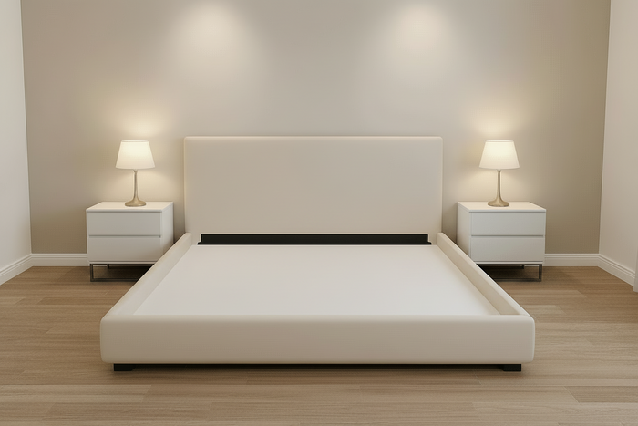 Ultra Minimal Divan Bed – Customizable Modern Purity