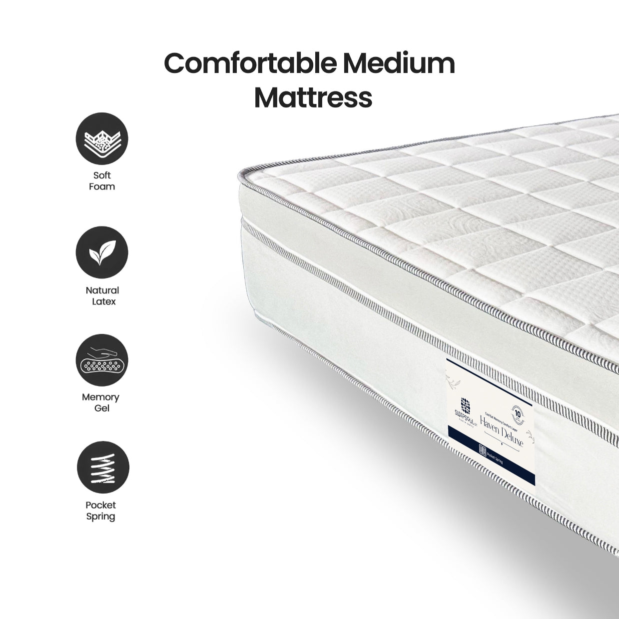 Haven Deluxe Pocket Spring Mattress