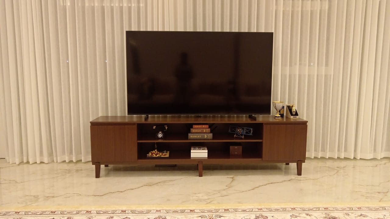 Custom bed and upholstered headboard Dubai